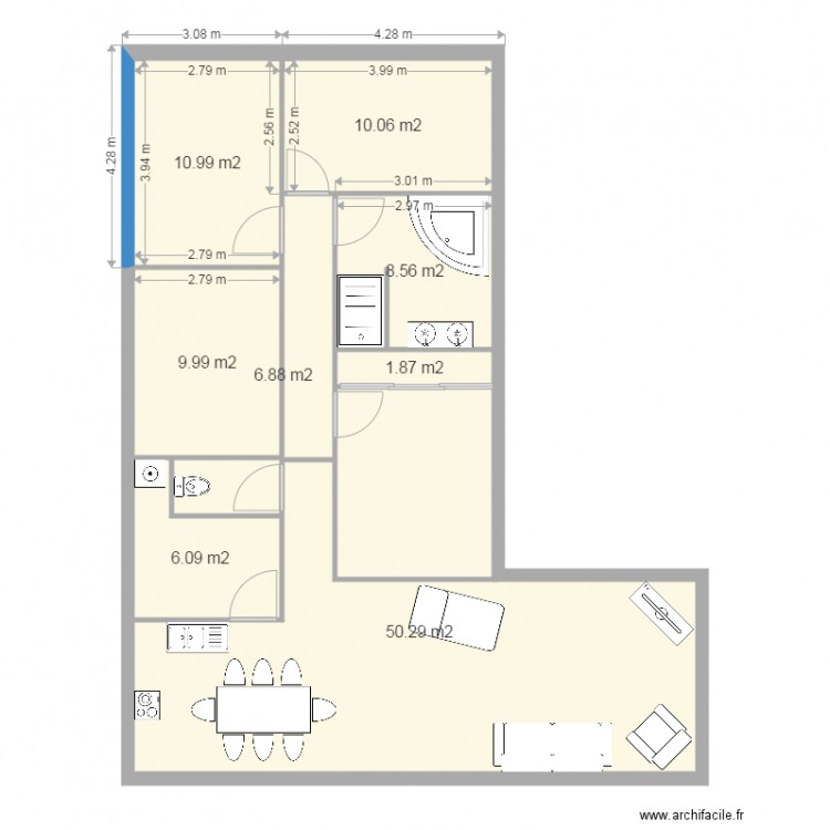 maison 1. Plan de 0 pièce et 0 m2