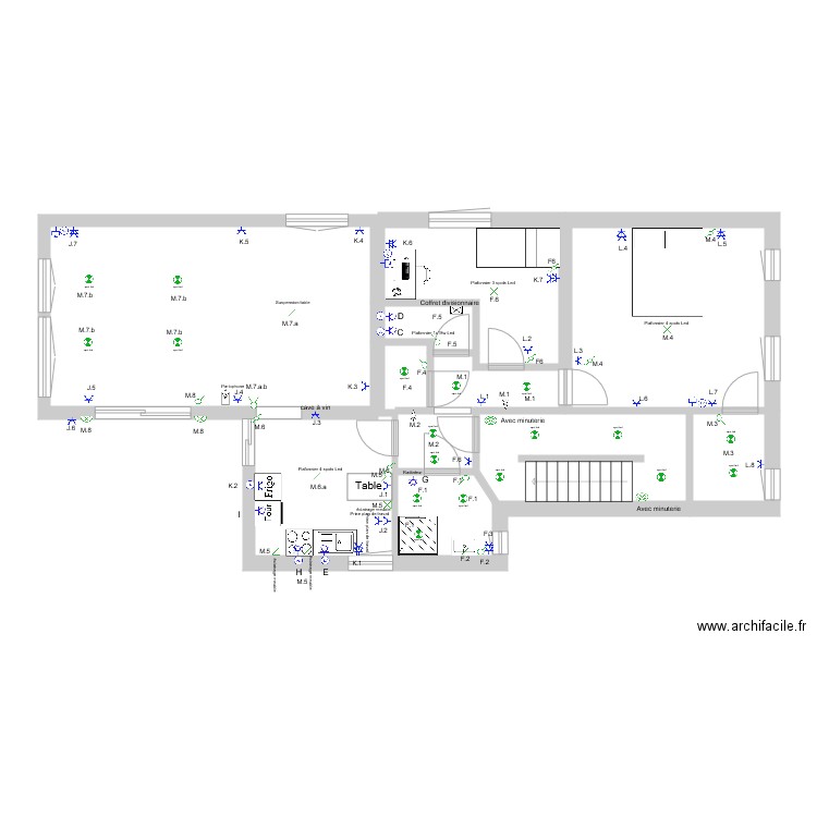 Appartement Visé étage 1. Plan de 0 pièce et 0 m2