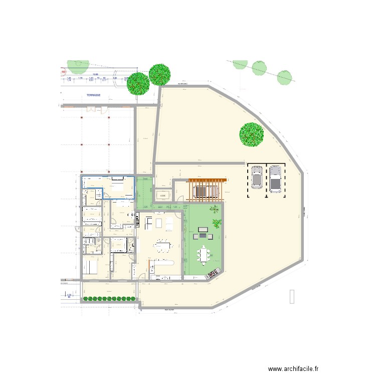 felice V03. Plan de 16 pièces et 649 m2