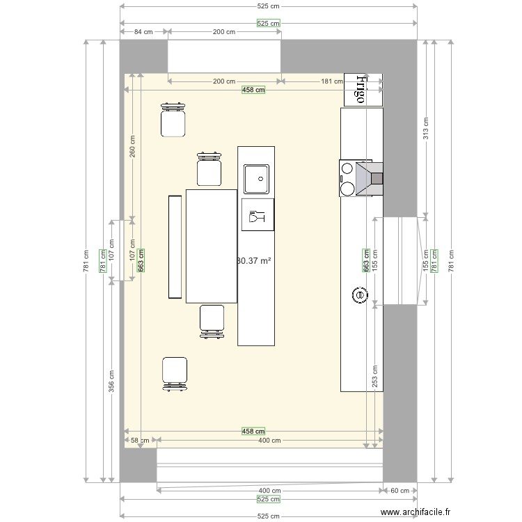 Kitchen 2. Plan de 0 pièce et 0 m2