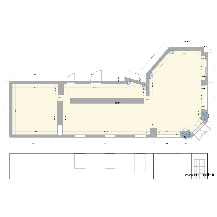 boucherie 1. Plan de 0 pièce et 0 m2