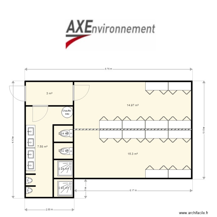 axe . Plan de 0 pièce et 0 m2