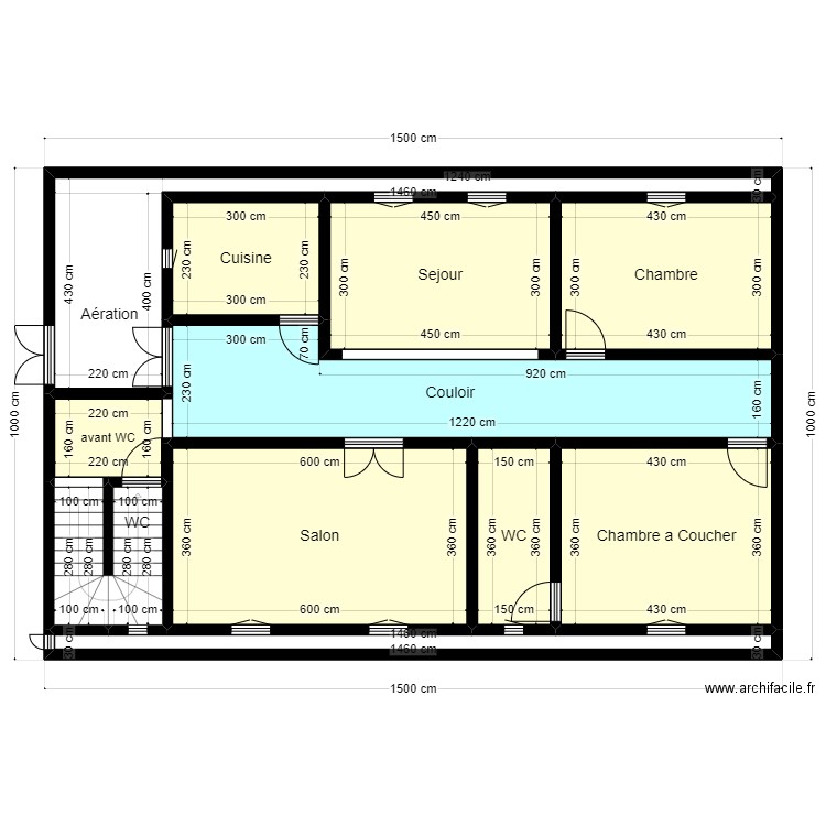 Plan de terrain 10mx15m Client 41 17 45 41. Plan de 12 pièces et 124 m2