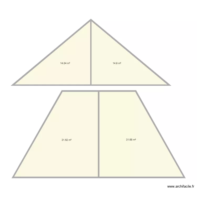 comble prise d'eau. Plan de 