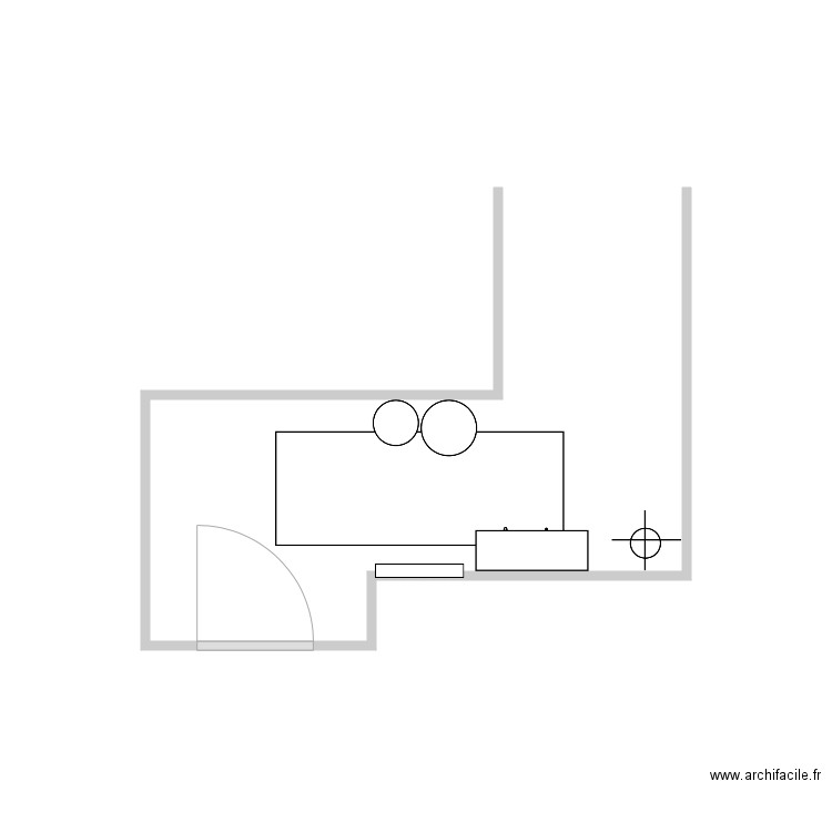 Mélina entrée. Plan de 0 pièce et 0 m2