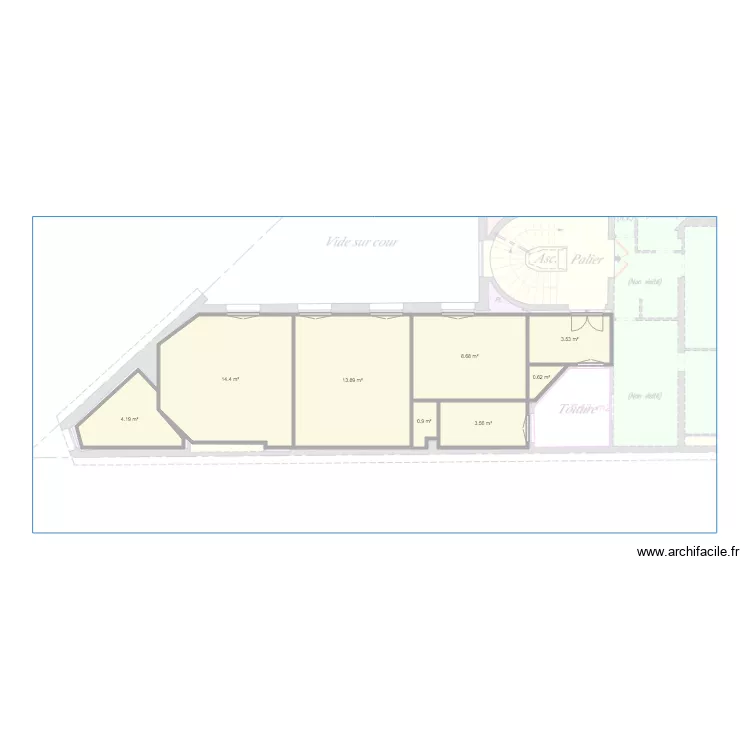 Appart Mulhouse. Plan de 