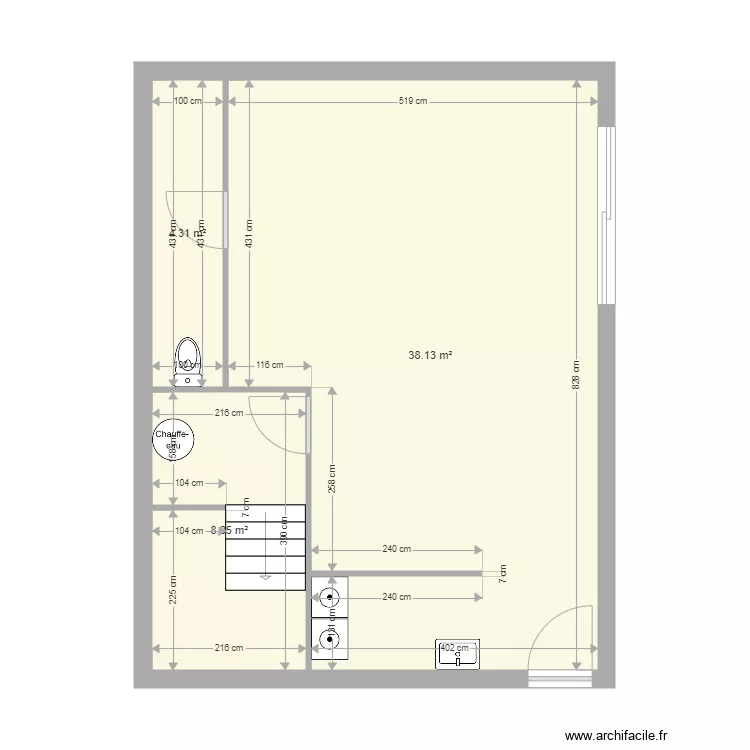 GARAGE TEGHUNIAN. Plan de 