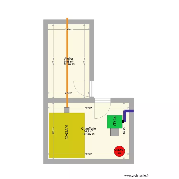 Mazellier. Plan de 