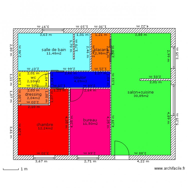plan maison kev. Plan de 0 pièce et 0 m2