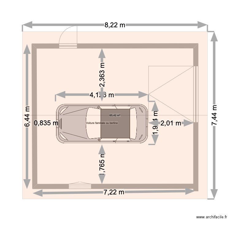 GARAGE A. Plan de 0 pièce et 0 m2