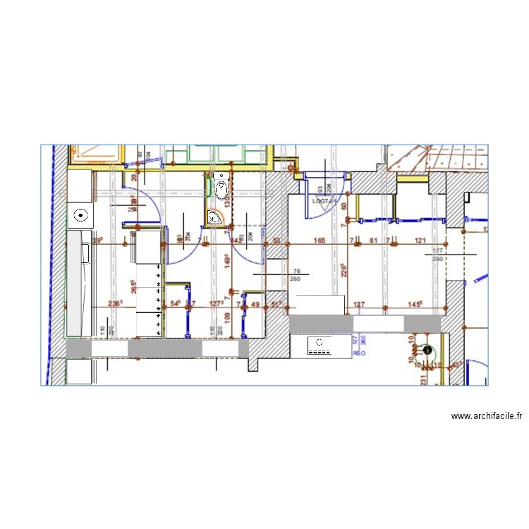 APT 1 ENTREE CELLIER. Plan de 0 pièce et 0 m2