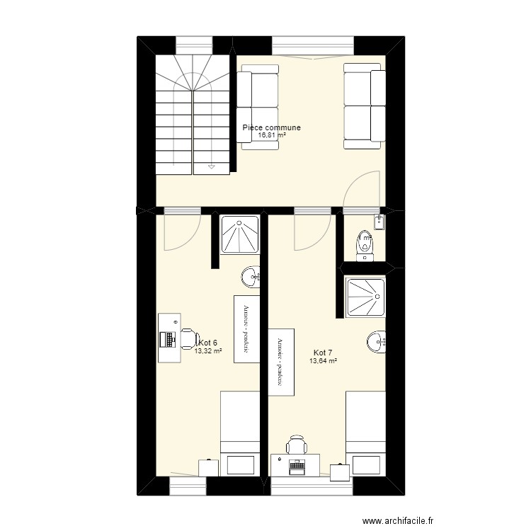 Fort 42 - 2ème étage. Plan de 0 pièce et 0 m2