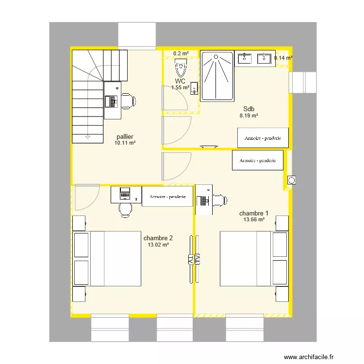 viallaret r1. Plan de 