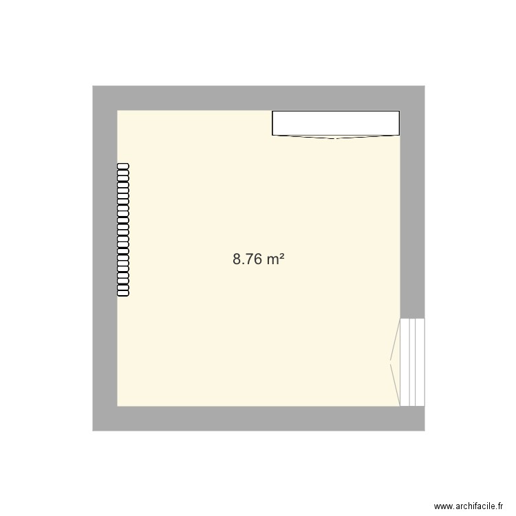 Petite chambre. Plan de 0 pièce et 0 m2
