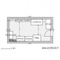 Chambre future Emma et Lea