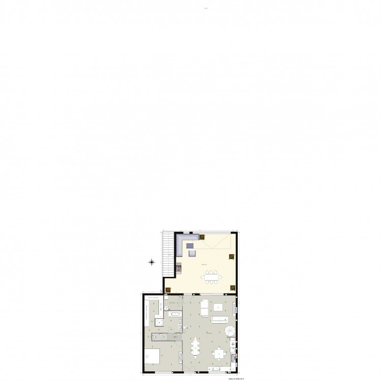 loft  1er garrage. Plan de 0 pièce et 0 m2