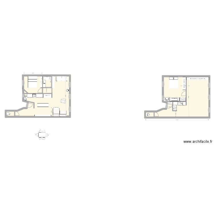 trevise 1. Plan de 5 pièces et 113 m2