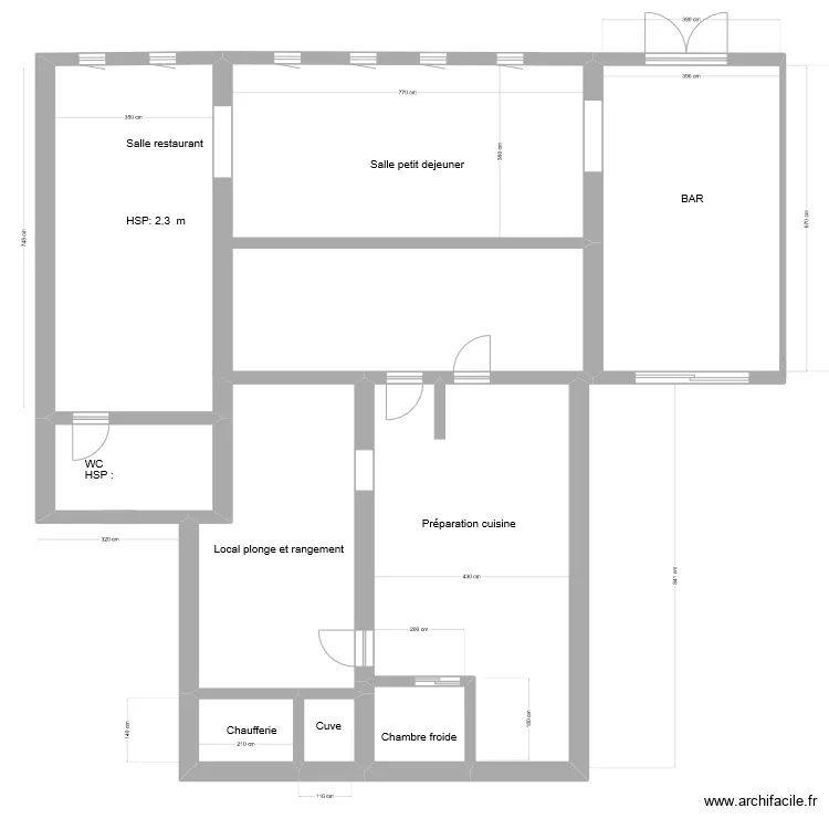 Pierrefitte - restaurant. Plan de Pierrefitte - restaurant. Plan de