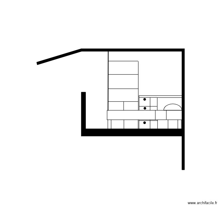 Coupe verticale BB. Plan de 0 pièce et 0 m2