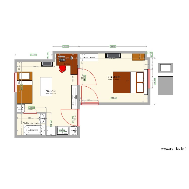 étage 3 maman. Plan de 0 pièce et 0 m2