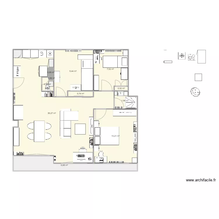 appart avec modif. Plan de 