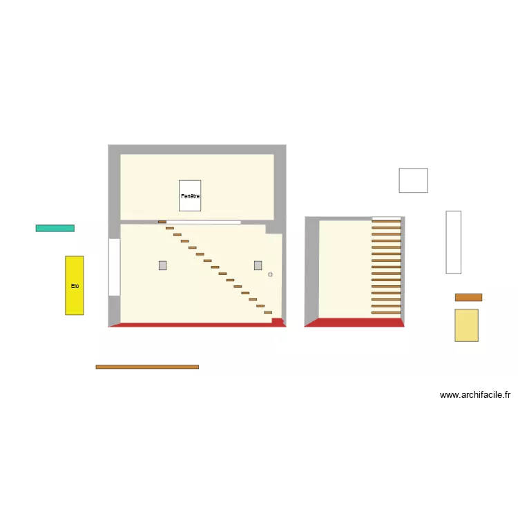 Escalier. Plan de Escalier. Plan de