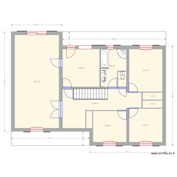 mittainville 1bis. Plan de 0 pièce et 0 m2