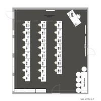 Plan salle informatique configuration 6