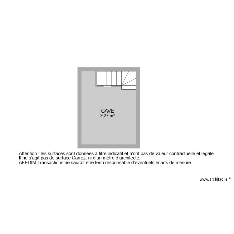 BI 6266 CAVE. Plan de 0 pièce et 0 m2