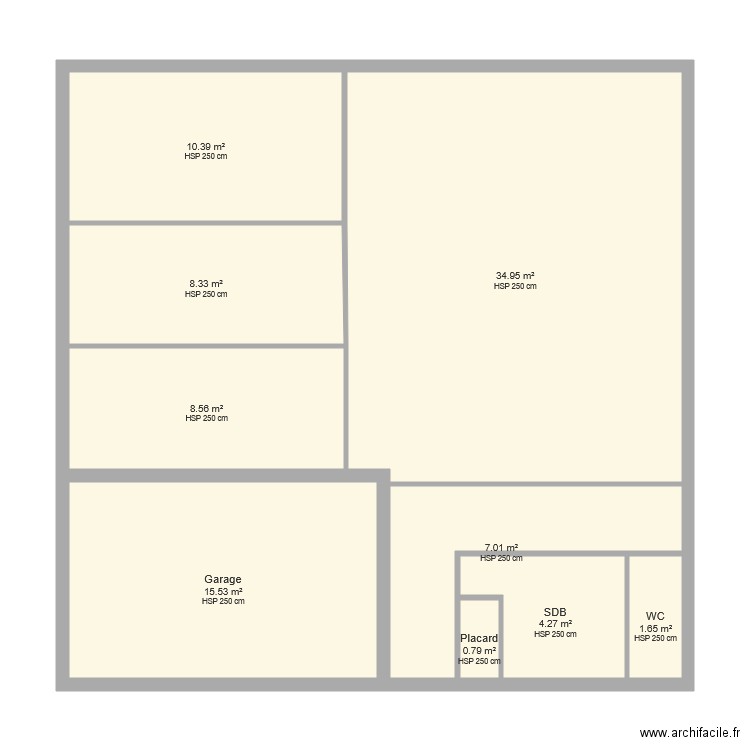 Villa 1 . Plan de 0 pièce et 0 m2