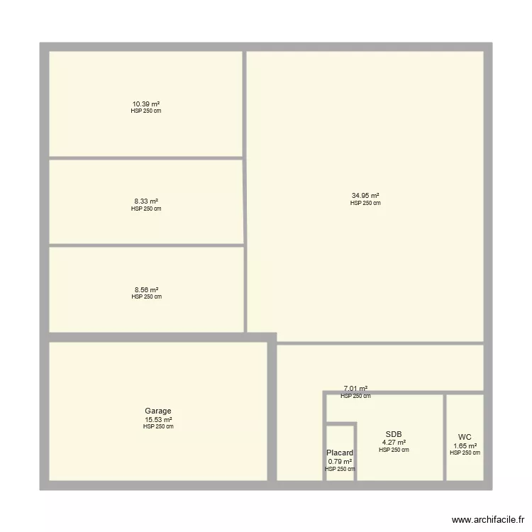 Villa 1 . Plan de Villa 1 . Plan de