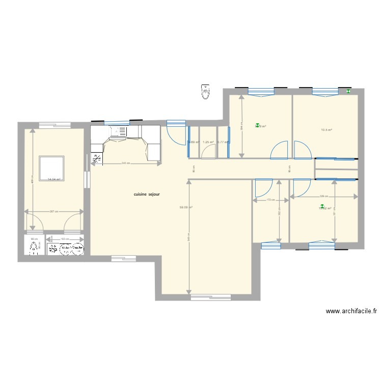 LEGE METRE2 B. Plan de 0 pièce et 0 m2