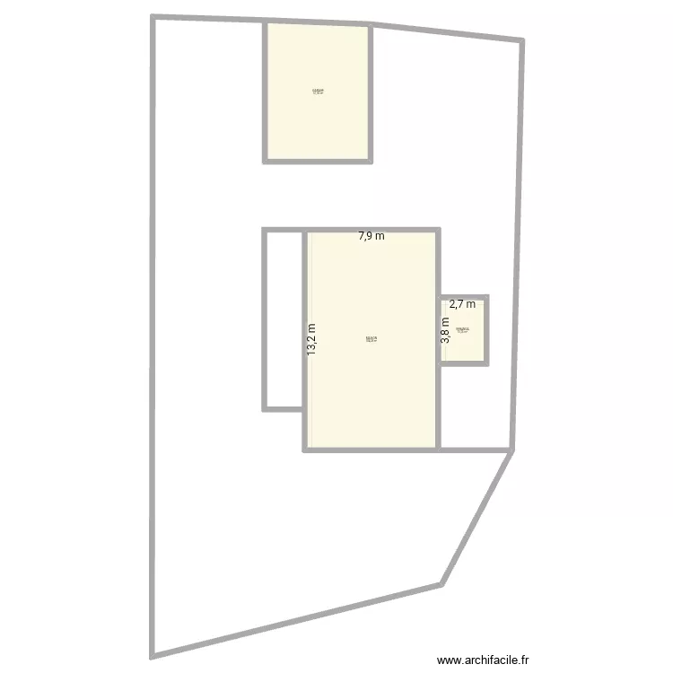 PLAN DE SITUATION. Plan de 3 pièces et 165 m²