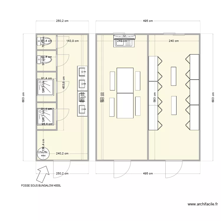 CIMAT CHANTIER ECLUSE DE GERVANS. Plan de 