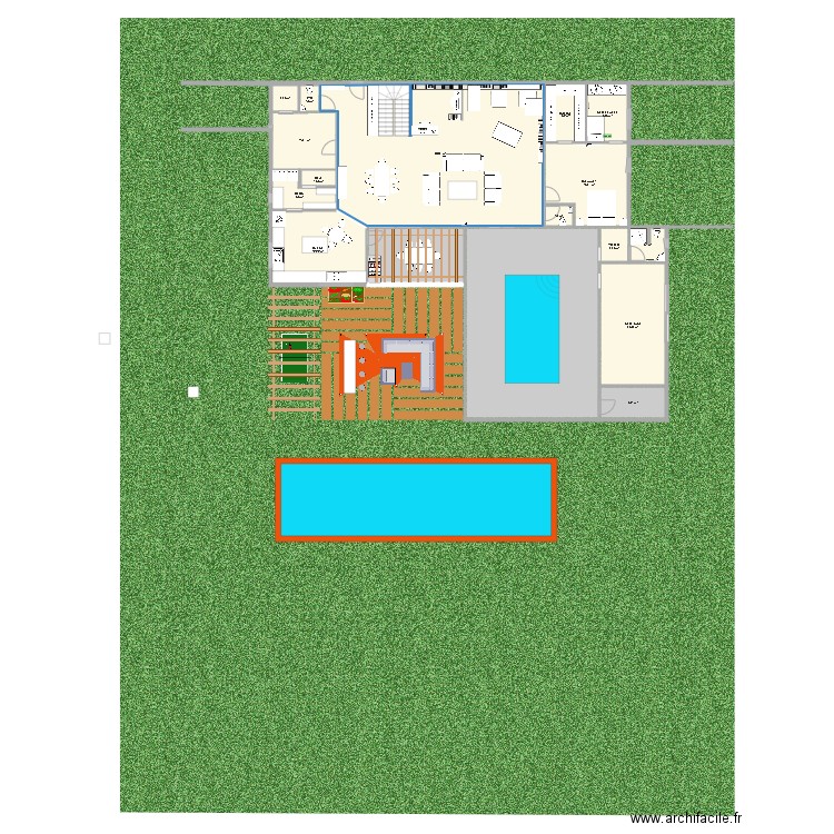 Maison derriere Citroen 1500m2. Plan de 0 pièce et 0 m2