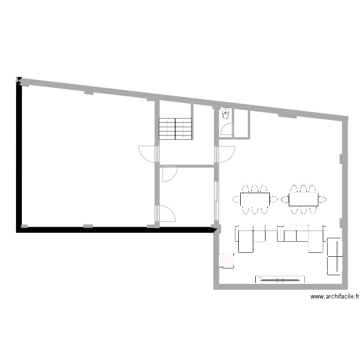 Plan 1er Etage 19 FM. Plan de 0 pièce et 0 m2