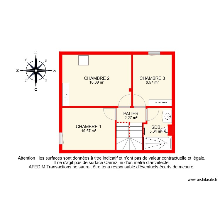 BI 6695 ETAGE. Plan de 0 pièce et 0 m2