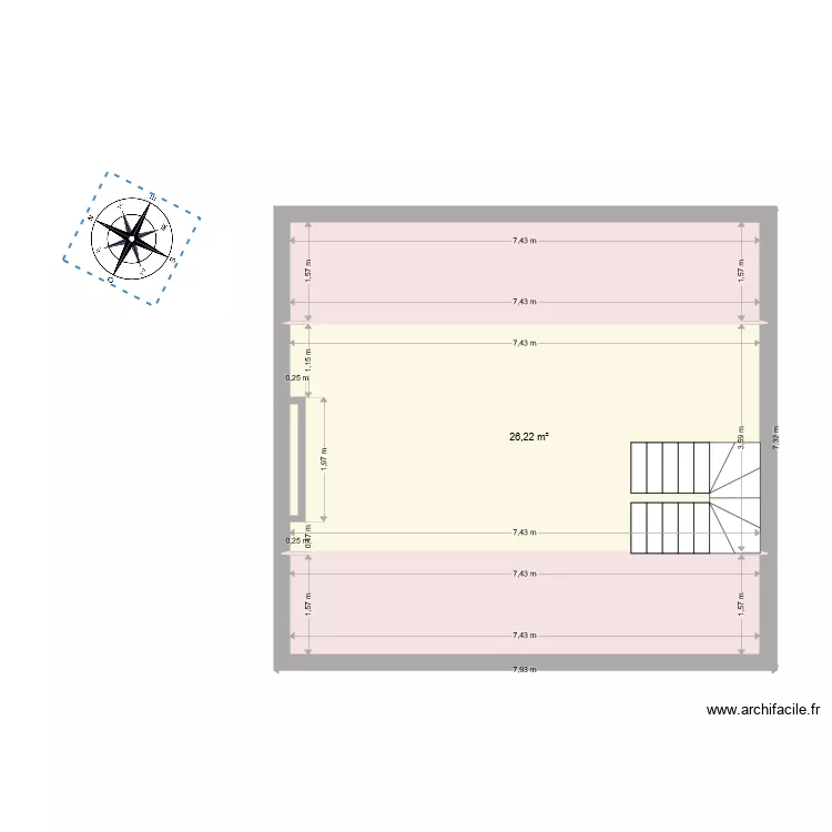 Aménagement combles. Plan de Aménagement combles. Plan de