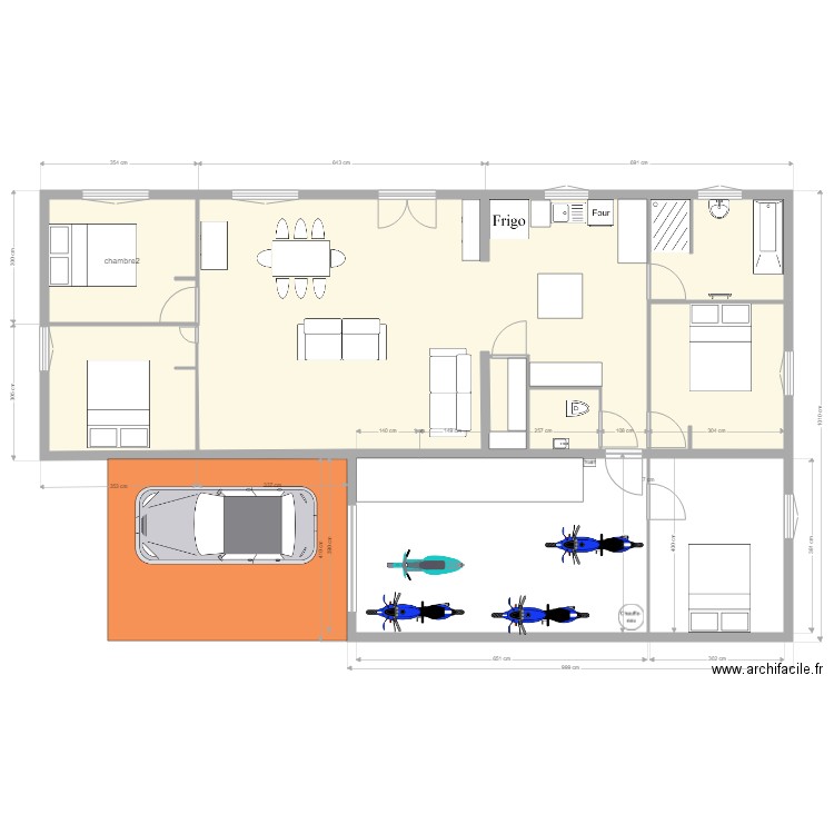 franc2. Plan de 0 pièce et 0 m2