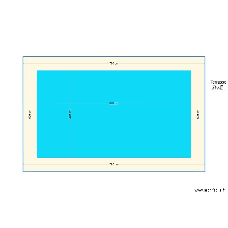 PLAN MONJARET - ROUSTANG. Plan de 1 pièce et 40 m2