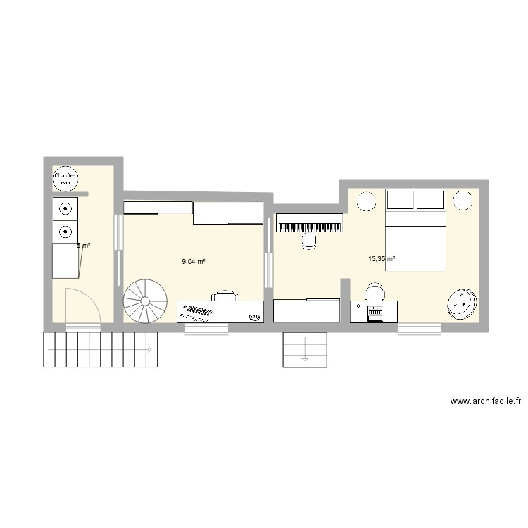 Niveau Cave. Plan de 0 pièce et 0 m2