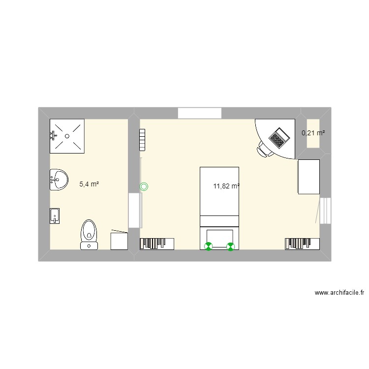 MISERY. Plan de 0 pièce et 0 m2