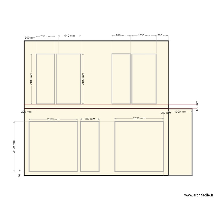 7m 2 vid. Plan de 0 pièce et 0 m2