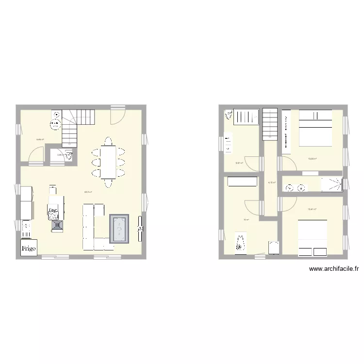 maison 1. Plan de 
