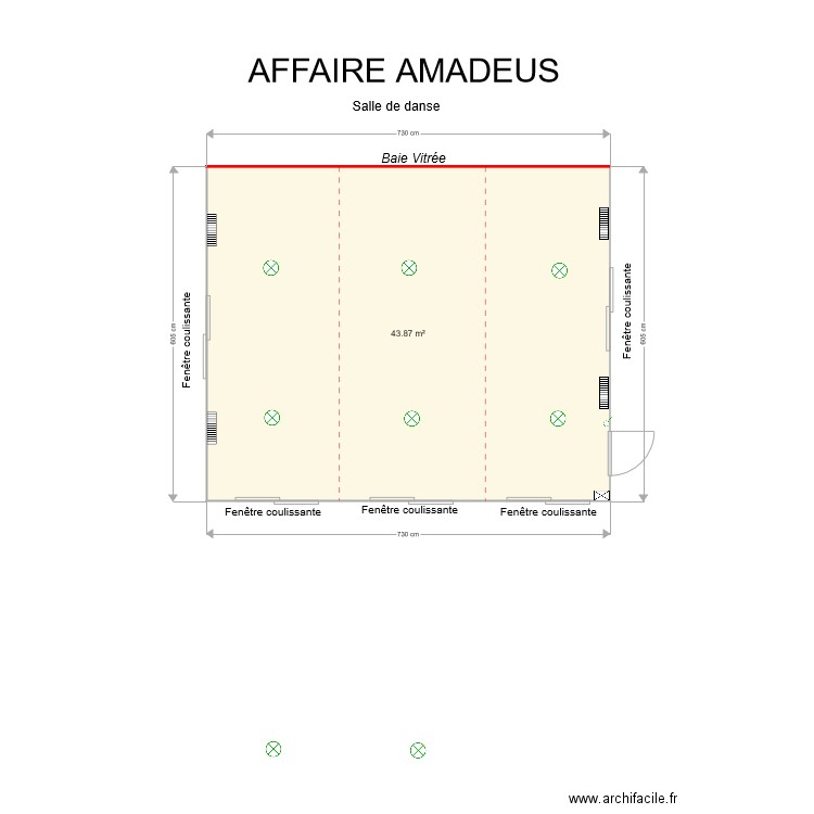 Projet Amadeus . Plan de 0 pièce et 0 m2