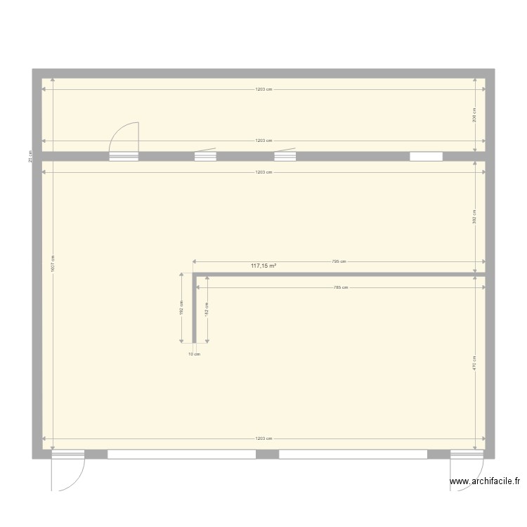 rez de chaussée. Plan de 0 pièce et 0 m2