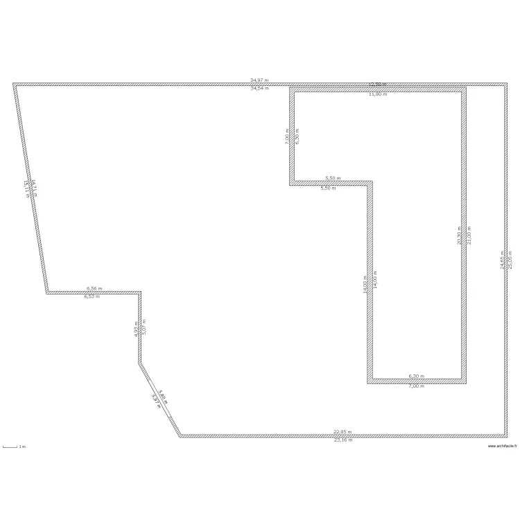 vue sur terrain. Plan de vue sur terrain. Plan de