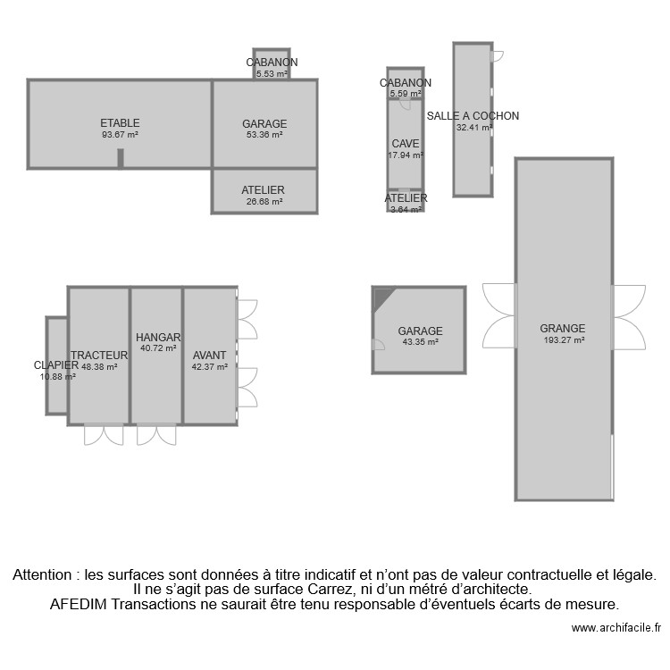 BI 6330 BIS ANNEXES . Plan de 0 pièce et 0 m2