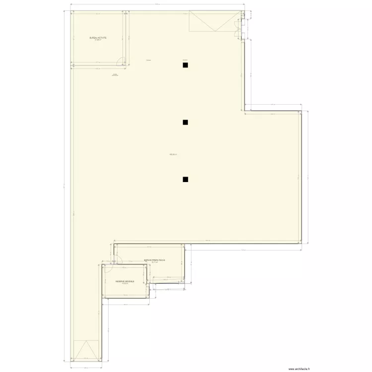 Entrepot Nanterre vide. Plan de Entrepot Nanterre vide. Plan de