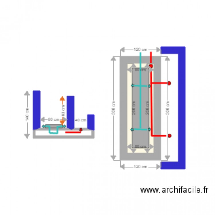 Denogent Carles. Plan de 0 pièce et 0 m2